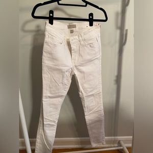 Banana Republic Skinny Fit White Jeans Size 27/4